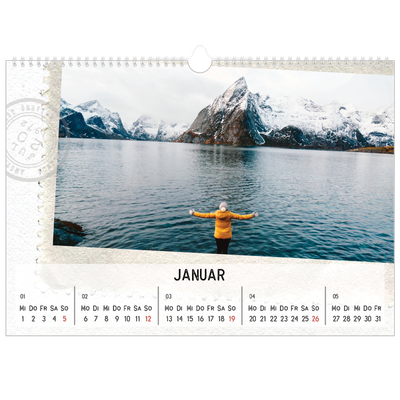 Fotokalender A3 — Parts unknown [Januar]