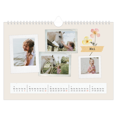 Fotokalender A4 — Vintage Scrapbook [deckblatt]
