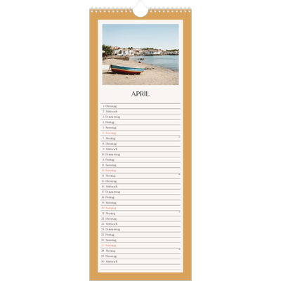 Küchenkalender  — Klassische Farben [April]