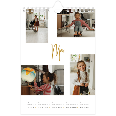 Fotokalender A5 — Goldstift [deckblatt]