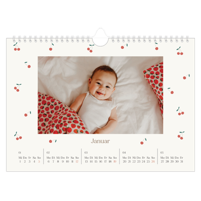 Fotokalender A4 — Kleine Kirsche [Januar]