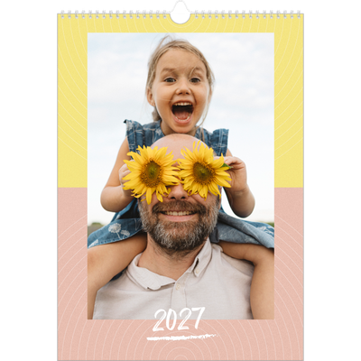 A3 Jahreskalender — Farben und Muster [deckblatt]