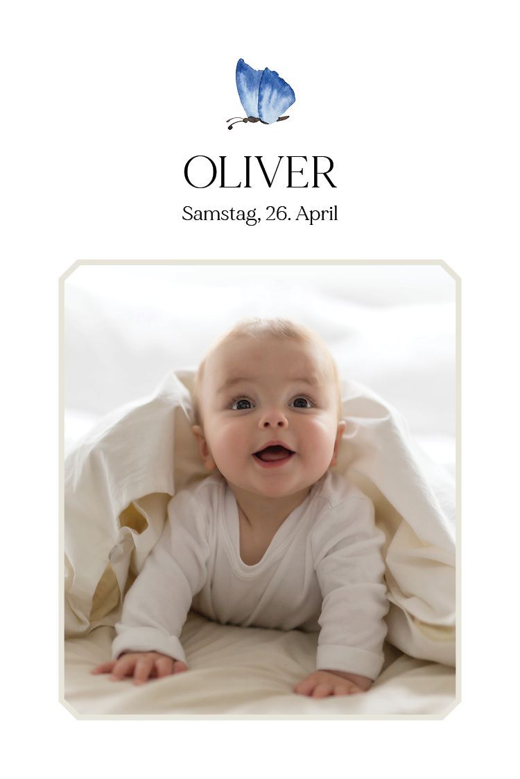 Einladungskarten — Kleine Schmetterlinge