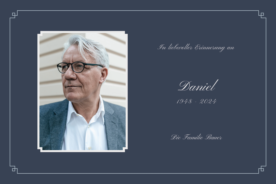 Dankeskarten — Erinnerungen