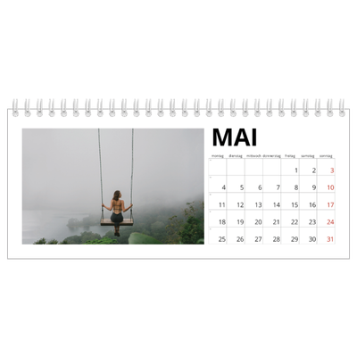 Tischkalender — Weißer Rahmen [deckblatt]