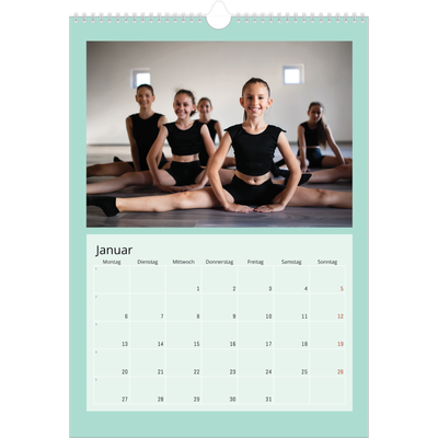 A3 Jahreskalender — Neo Scandi [Januar]