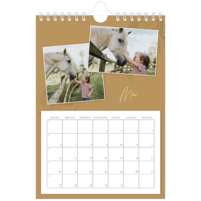 Fotokalender A5 — Warme Erdtöne [deckblatt]