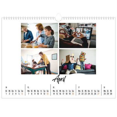 Fotokalender A3 — Das bin ich [April]