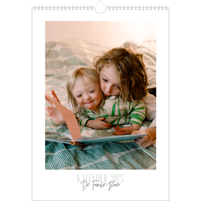 A3 Jahreskalender — Een bedankje [deckblatt]