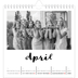 Jahreskalender Quadratisch — Handgeschrieben [April]
