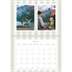 Fotokalender A4 doppelt (30 x 40 cm) — Schrift und Streifen [Januar]