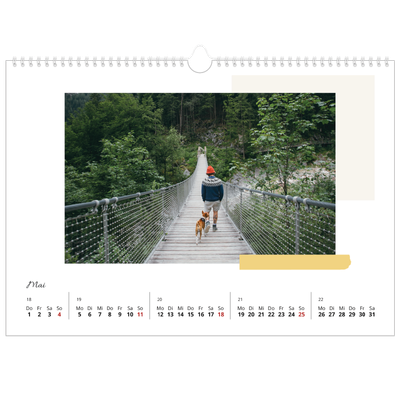Fotokalender A3 — Sanfte Farbtöne [Mai]