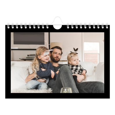 Fotokalender A5 — Black margin [deckblatt]