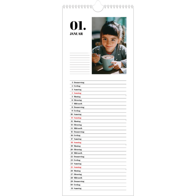 Küchenkalender  — Serif und Momente [Januar]