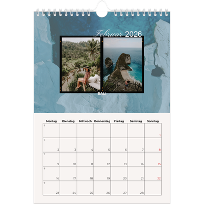 Fotokalender A4 (20 x 30 cm) — Wanderlust [Februar]