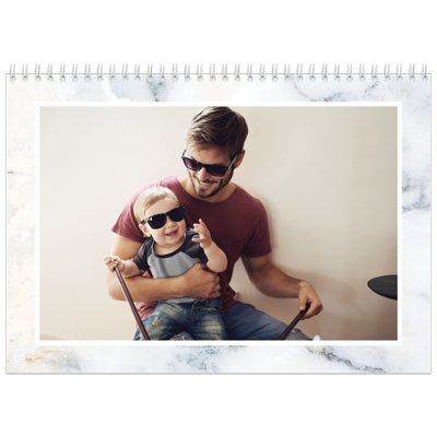 Fotokalender A4 doppelt (30 x 40 cm) — Mamor Hintergünde [deckblatt]