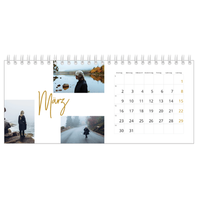 Tischkalender — Goldstift [Marsch]