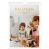 Fotokalender A4 (20 x 30 cm) — Großer goldener Text [deckblatt]