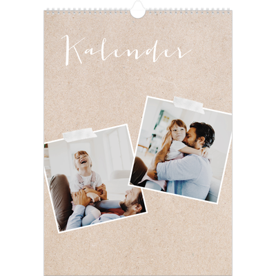 A3 Jahreskalender — Scrapbook Kalender [deckblatt]