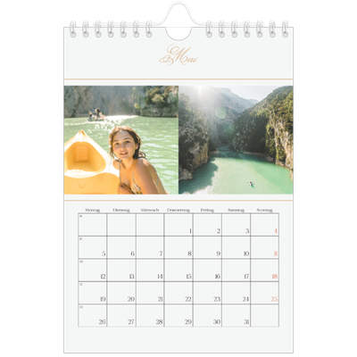 Fotokalender A5 — Goldschrift Banner [deckblatt]