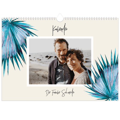 Fotokalender A3 — Gemalte Blumen [deckblatt]