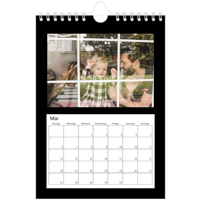 Fotokalender A5 — Black margin [Mai]