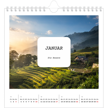 Fotokalender Quadratisch — Die ganze Geschichte