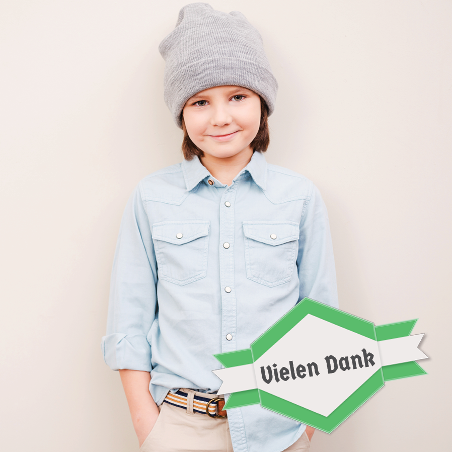 Dankeskarten — Grünes Band