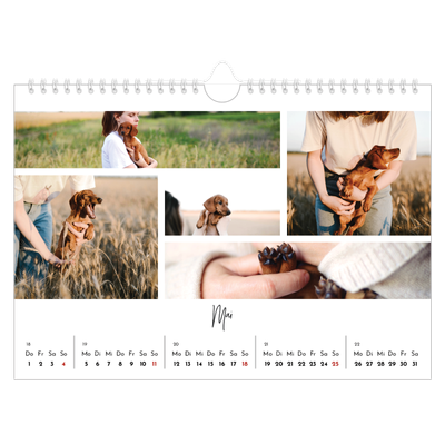 Fotokalender A4 — Fotoarrangement [deckblatt]