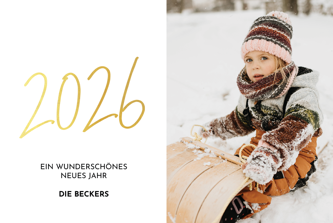 Fotokarten — Goldstift