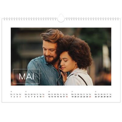 Fotokalender A3 — Datumsfeld-Overlay [Mai]