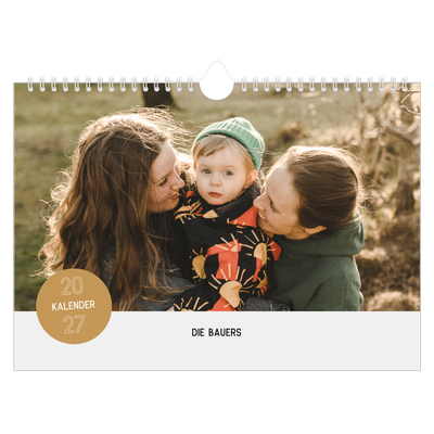 Fotokalender A4 — Fotosticker [deckblatt]