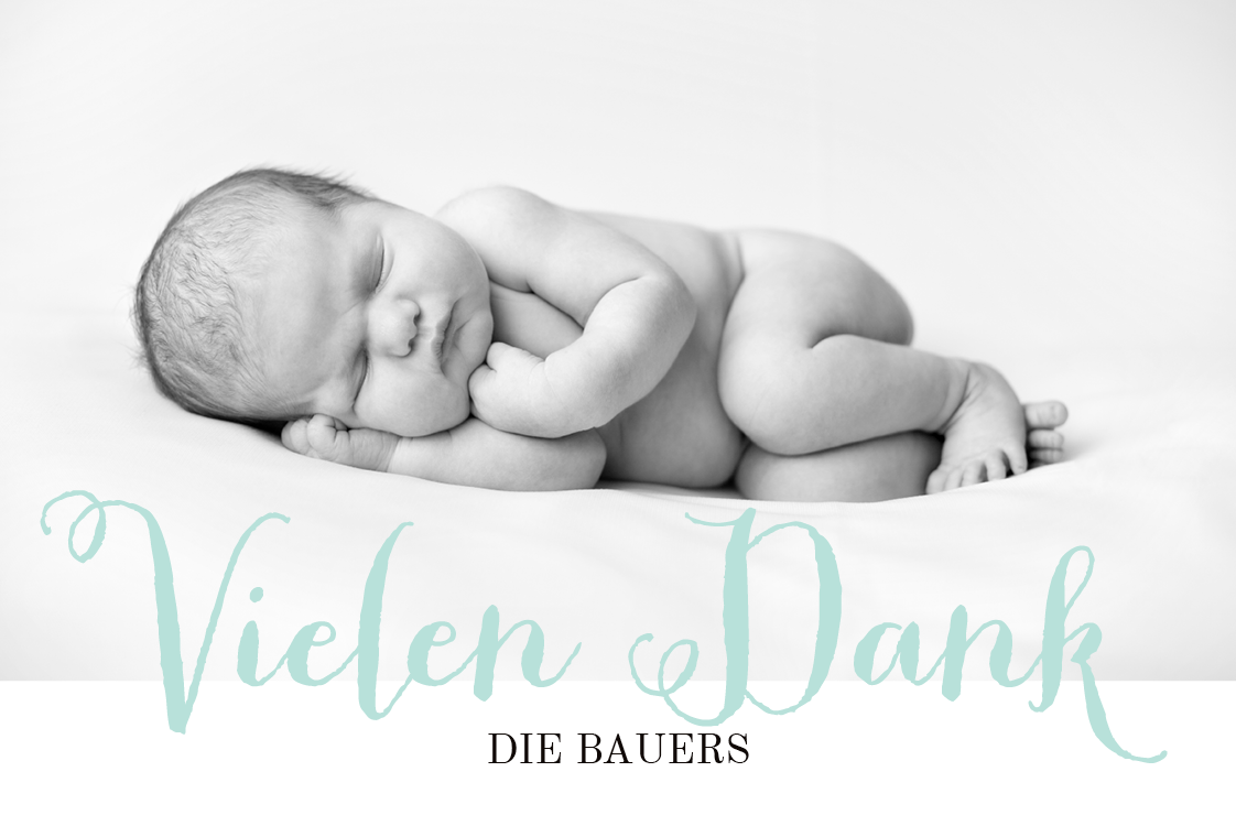 Dankeskarten — Hallo Welt