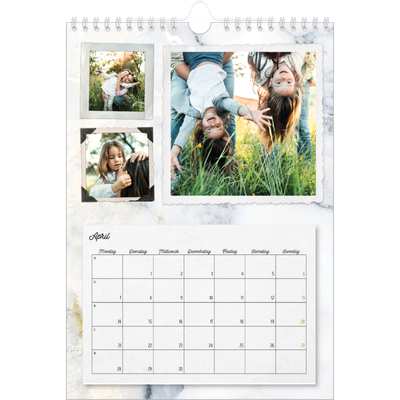 Fotokalender A4 (20 x 30 cm) — Fotosammlung [April]