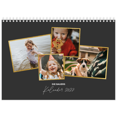 Fotokalender A4 doppelt (30 x 40 cm) — Mosaik aus Erinnerungen [deckblatt]