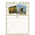 Fotokalender A4 (20 x 30 cm) — Retro-Muster [April]