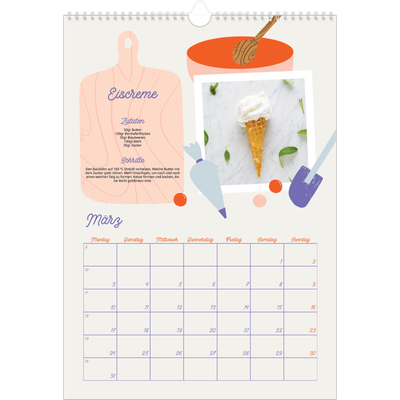 A3 Jahreskalender — Ein Jahr in Rezepten [Marsch]