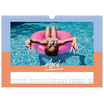 Fotokalender A3 — Farben und Muster [April]