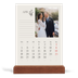 Tischkalender mit Holzfuß Hochformat  — Blühende Initialen [April]