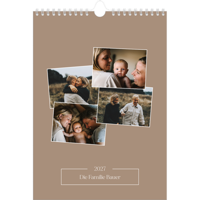 Fotokalender A4 (20 x 30 cm) — Gebastelte Momente [deckblatt]