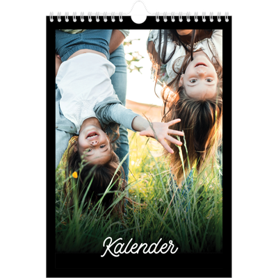 Fotokalender A4 (20 x 30 cm) — Schwarzes [deckblatt]