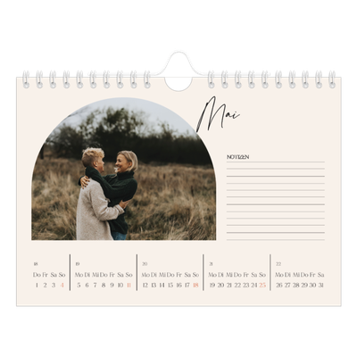 Fotokalender A5 — Erinnerungsbogen [deckblatt]