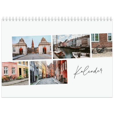 Fotokalender A4 doppelt (30 x 40 cm) — Städtereise [deckblatt]