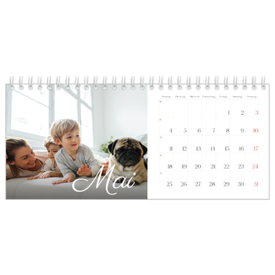 Tischkalender — Handgeschriebener Monat [deckblatt]