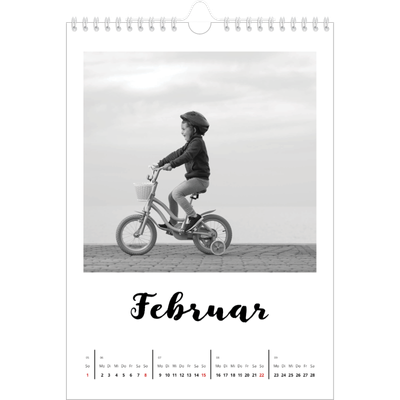 Fotokalender A4 (20 x 30 cm) — Handgeschrieben [Februar]