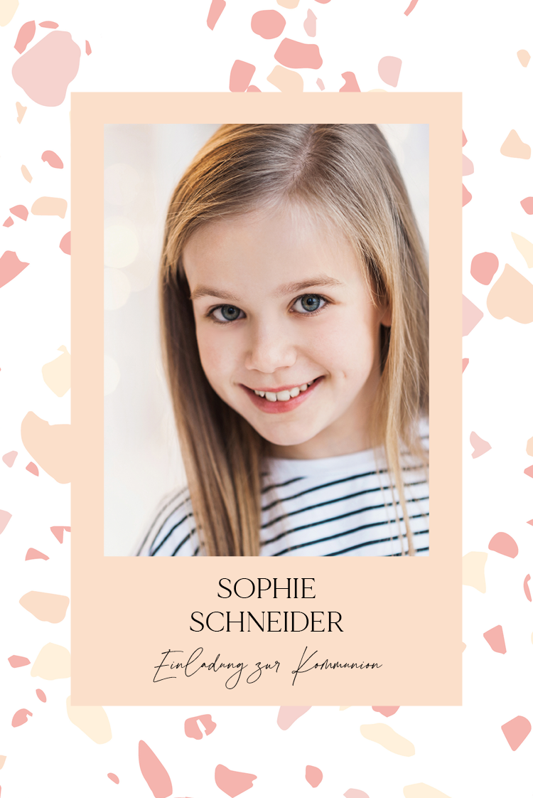 Einladungskarten — Terrazzo