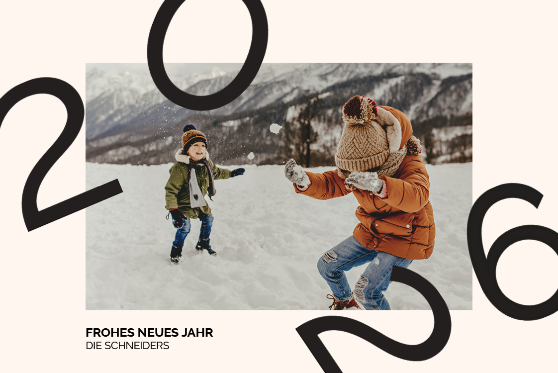 Fotokarten — Verstreutes Neujahr