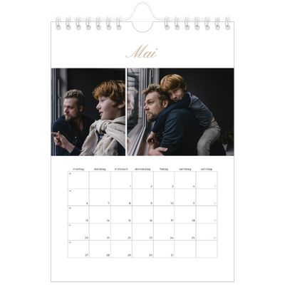 Fotokalender A5 — Eleganter Kalender [deckblatt]