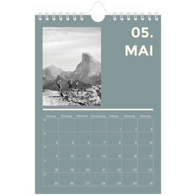 Fotokalender A5 — Modern und kräftig [deckblatt]