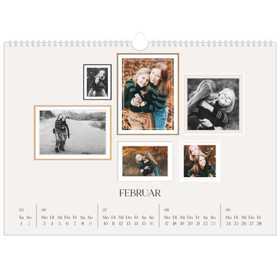 Fotokalender A3 — Fotowand [Februar]